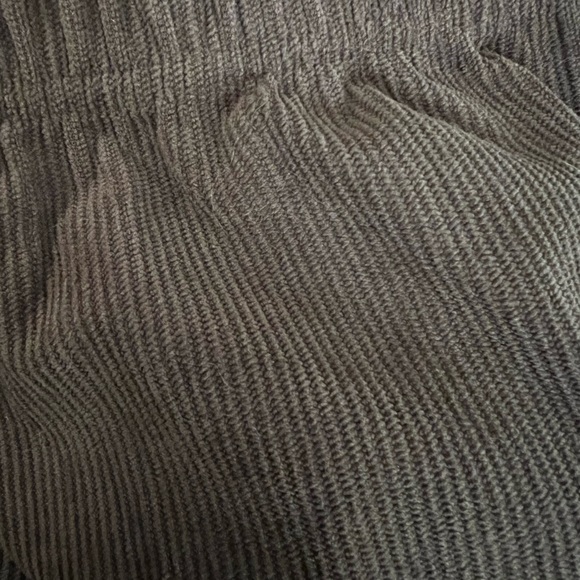 Butterfly and Floral Brown Corduroy Flare Pants - Picture 8 of 13